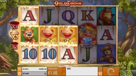 Goldilocks and The Wild Bears slot screenshot 4