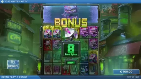 Gritty Kitty of Nitropolis slot screenshot 4