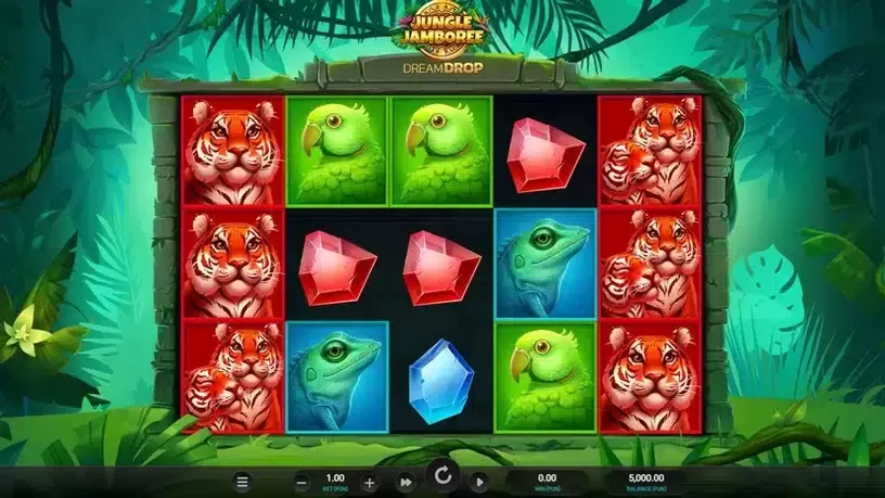 Jungle Jamboree Dream Drop slot screenshot 1