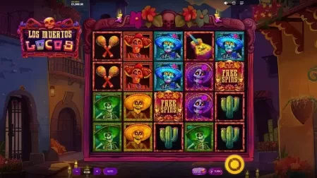 Los Muertos Locos slot screenshot 1