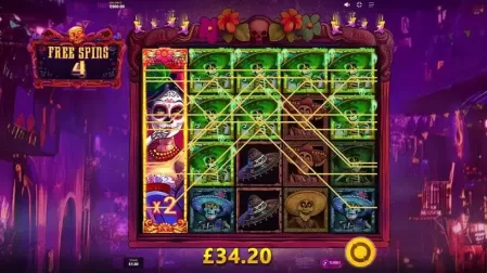 Los Muertos Locos slot screenshot 5