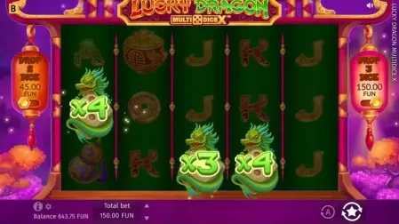 Lucky Dragon Multidice X slot screenshot 3