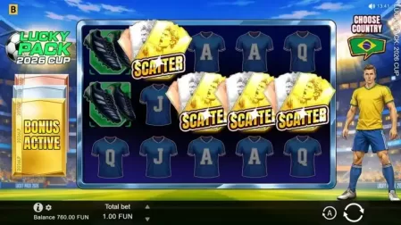 Lucky Pack: 2026 Cup slot screenshot 2