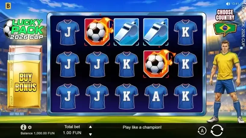 Lucky Pack: 2026 Cup slot screenshot 