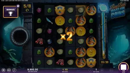Lucy Luck and the Quest for Coins slot screenshot 5