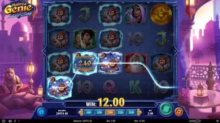 Mystery Genie Fortunes of the Lamp slot screenshot 3