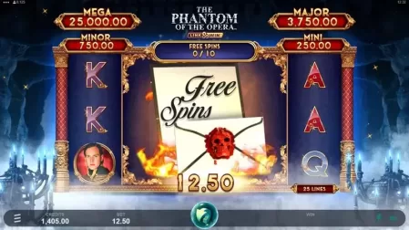 Phantom of the Opera Link & Win slot screenshot 4