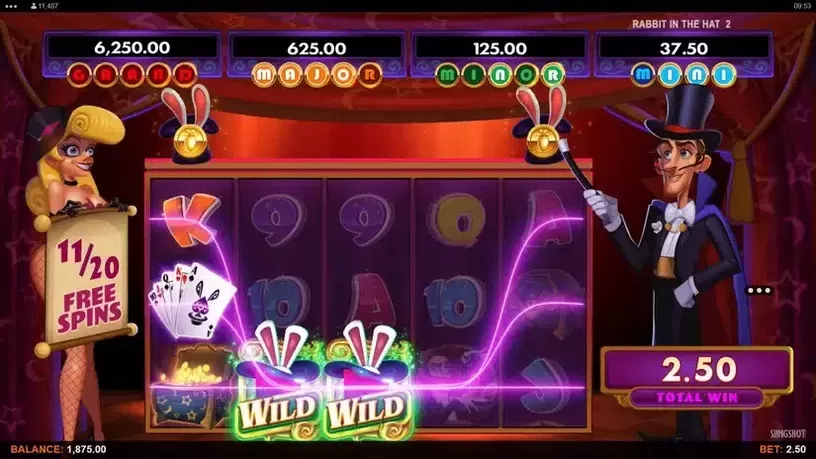 Rabbit in the Hat 2 slot screenshot 5