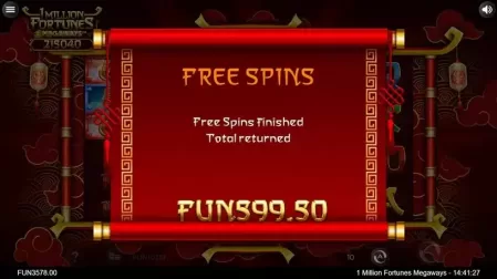 1 Million Fortunes Megaways slot screenshot 6