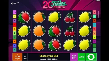 20 Flaring Fruits slot screenshot 1