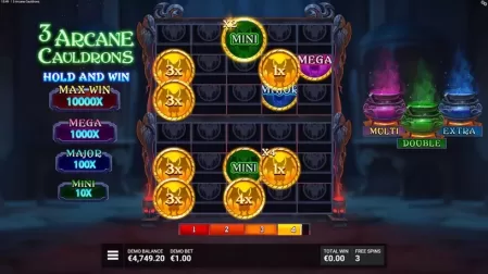 3 Arcane Cauldrons slot screenshot 4