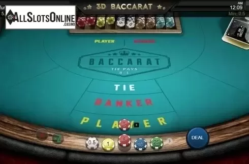 Game Screen 2. 3D Baccarat from IronDog