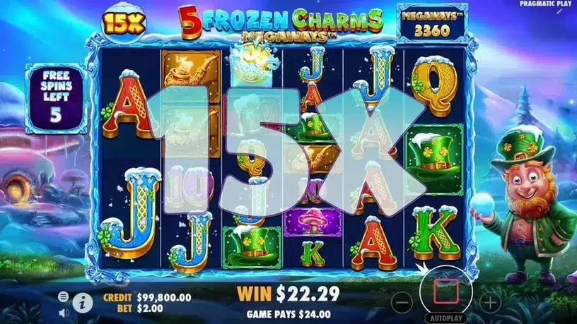 5 Frozen Charms slot screenshot 5