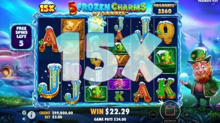 5 Frozen Charms slot screenshot 5