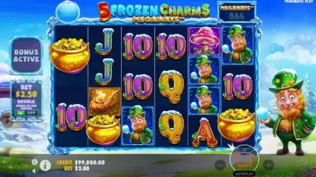 5 Frozen Charms slot screenshot 2