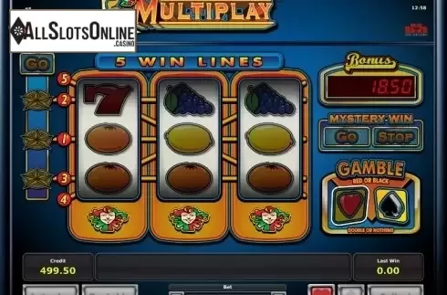 Double Up. 5 Line Multiplay from Greentube