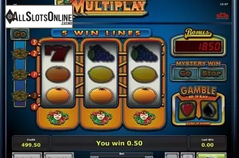 Win. 5 Line Multiplay from Greentube