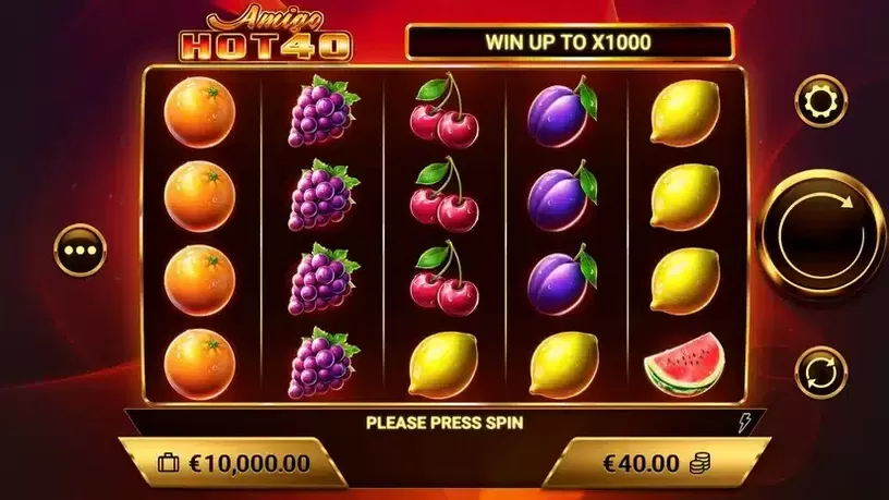 Amigo HOT40 slot screenshot 1