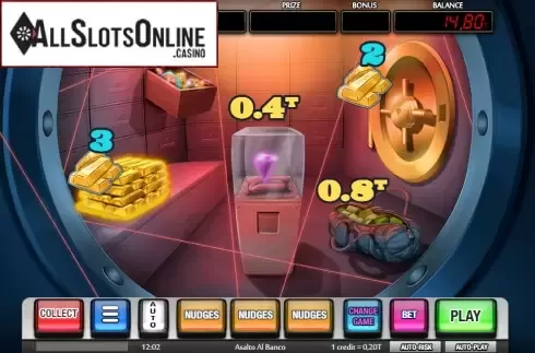 Bonus Game Screen. Asalto al banco from MGA