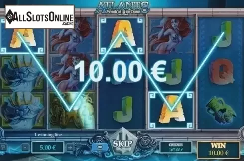 Win Screen. Atlantis Wrath of the Ocean from GAMING1
