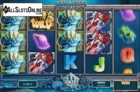 Reel Screen. Atlantis Wrath of the Ocean from GAMING1