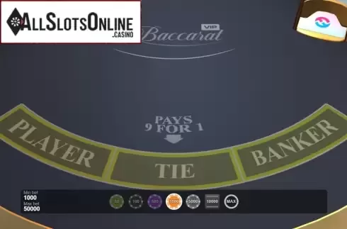 Start Screen. Baccarat VIP (FunFair) from FunFair