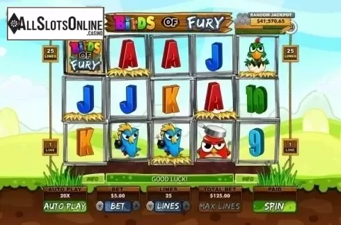 Reel Screen. Birds of Fury from RTG