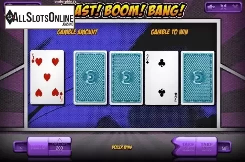 Risk Game. Blast Boom Bang from Endorphina