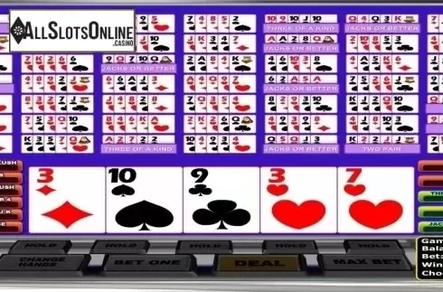 Game Screen. Bonus Poker MH (Betsoft) from Betsoft