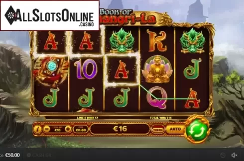 Win screen 1. Book of Shangri-La from Skywind Group