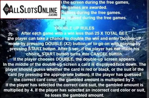 Paytable 4. Caribbean Adventure from Casino Technology