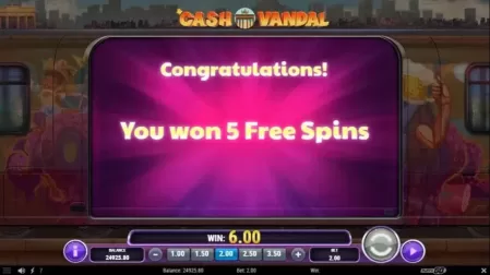 Cash Vandal slot screenshot 5