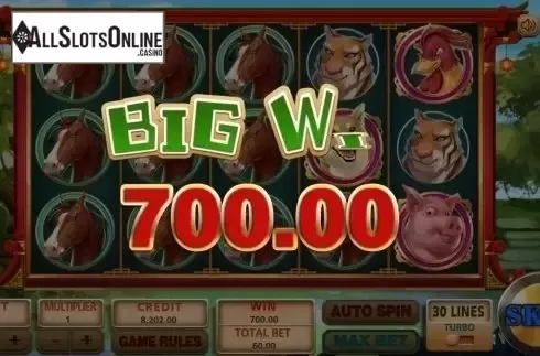 Win Screen. Chinese Zodiac (XIN Gaming) from XIN Gaming