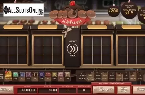 Reel Screen. Choco Deluxe from Air Dice
