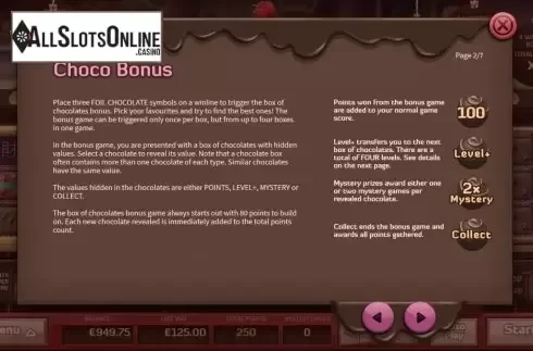 Features. Choco Deluxe from Air Dice