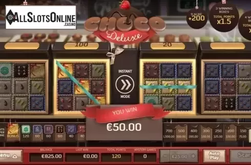 Win Screen 2. Choco Deluxe from Air Dice