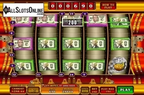 Win Screen2. Crazy Money from Incredible Technologies