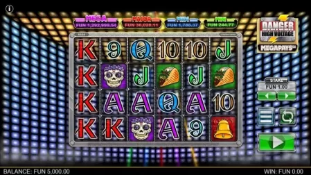 Danger High Voltage Megapays slot screenshot 1
