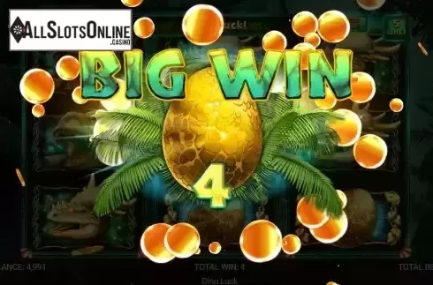 Big Win screen