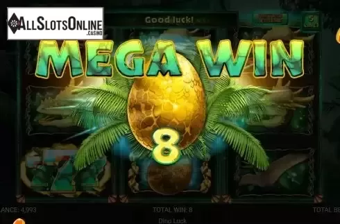 Mega Win screen