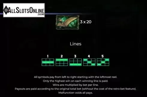 PayLines screen