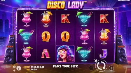 Disco Lady slot screenshot 1