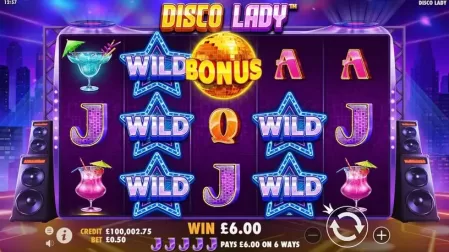Disco Lady slot screenshot 4