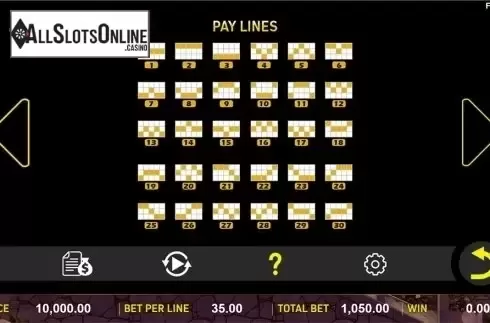 Paytable 5. Double Happy from Aspect Gaming