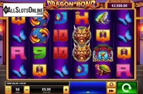 Reel Screen. Dragon Bond from Playtech