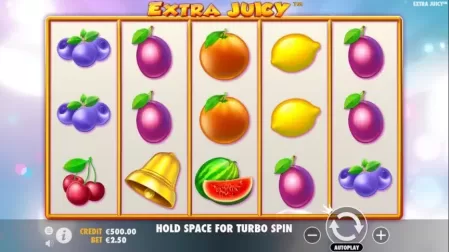 Extra Juicy slot screenshot 1