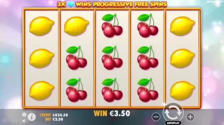 Extra Juicy slot screenshot 3