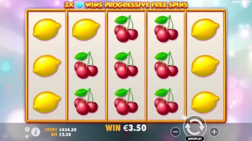 Extra Juicy slot screenshot 3