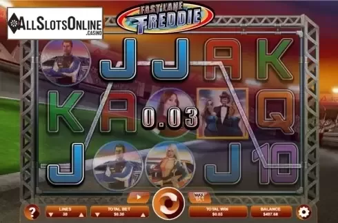 Win screen 2. Fast Lane Freddie from Arrows Edge