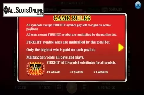 Game rules 1